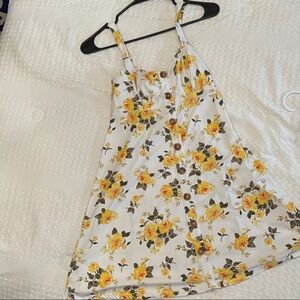 Floral Button-Down Dress